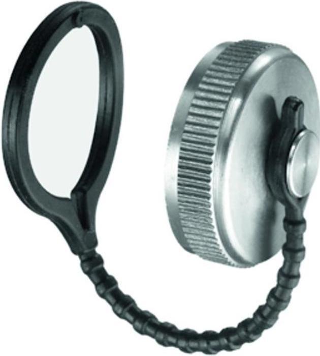 Schell Closure cap with chain and sealing washer, brass 3/4Z 1/2inch