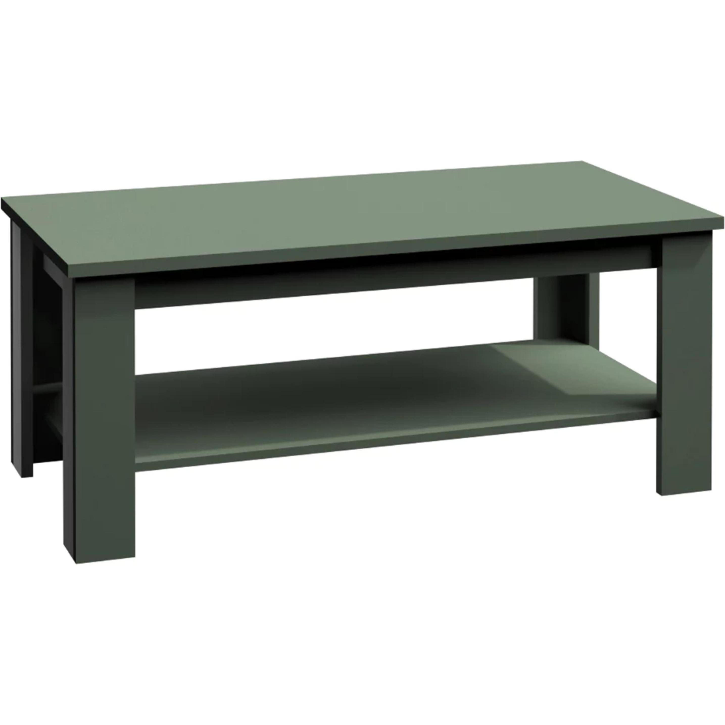 Konsimo, Couchtisch + Beistelltisch, Lemas (120 x 50 x 60 cm)