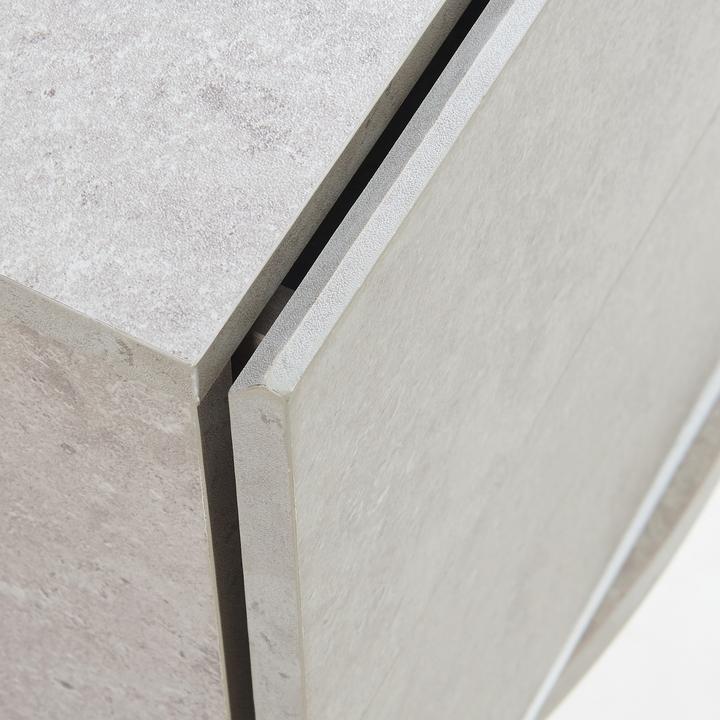 Produktbild En.Casa Nachttisch hängend Ampfing mit 2 Schubladen Betonoptik, hell (40 x 29 x 30 cm)