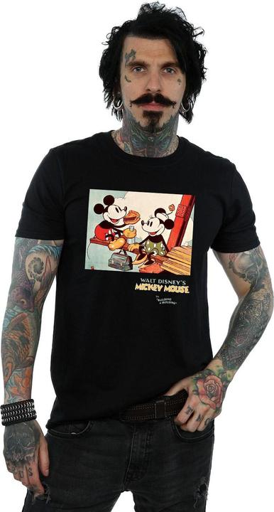 Immagine prodotto Disney Mickey Mouse Building A Building Maglietta Uomo (5XL)