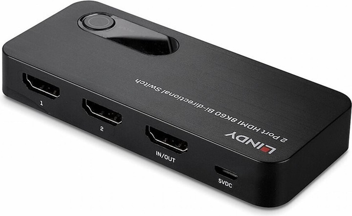 Immagine prodotto Lindy Commutatore bidirezionale 2 porte HDMI 8K60 Commuta tra due sorgenti HDMI 8K collegate a un unico