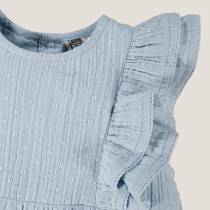 Actual product image La Redoute Collections Cotton muslin dress with a delicate pattern (86, 92)