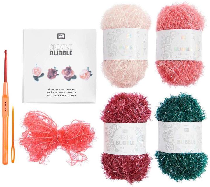 Actual product image Rico Design Häkelset Bubble 6-teilig, Rose