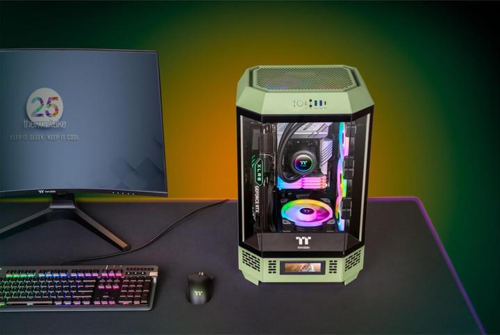 Image du produit Thermaltake The Tower 300 Vert Matcha (mATX, Mini-ATX)