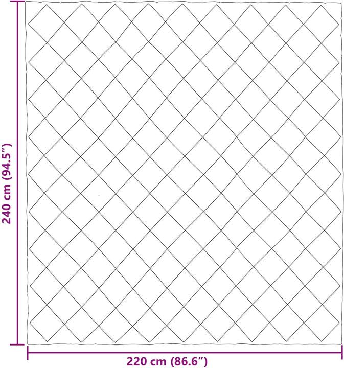 Produktbild vidaXL Sommerdecke (220 x 240 cm)