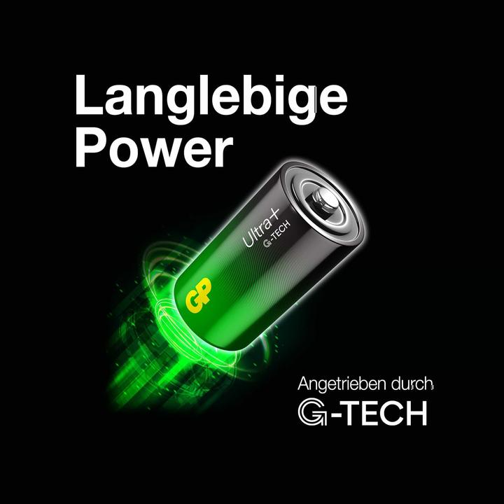 Produktbild GP Batteries Ultra Plus Alkaline Batterie C Baby 2er 1,5V Blister (2 Stk., C)