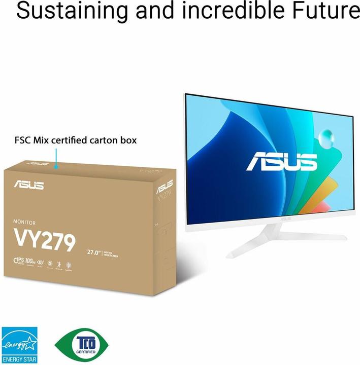 Image du produit ASUS Eye Care VY279HF-W (1920 x 1080 pixels, 27")