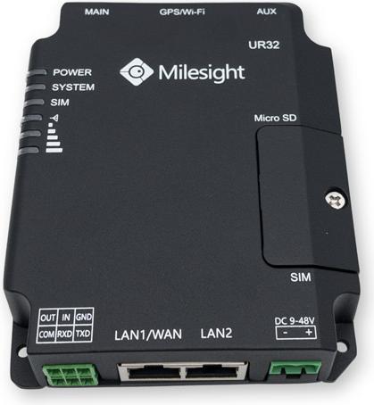 Produktbild Milesight Industrial Cellular Router, UR75-504AE-W2