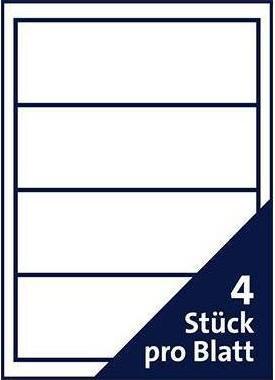 Productafbeelding Soennecken Maplabel 66309 breed/kort sk wit 400 st./verpakking.