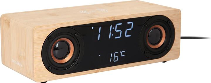 Actual product image Karlsson Wekker Classic Bt - Naturel - 25x10.2x8cm - Scandinavisch