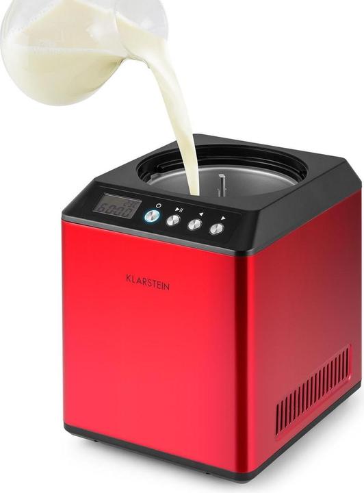 Produktbild Klarstein Vanilla Sky Eismaschine in Rot