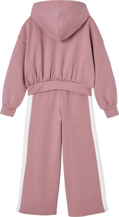 Produktbild Vertbaudet Mädchen-Set: Kapuzensweatshirt & Flared-Joggpants (140)