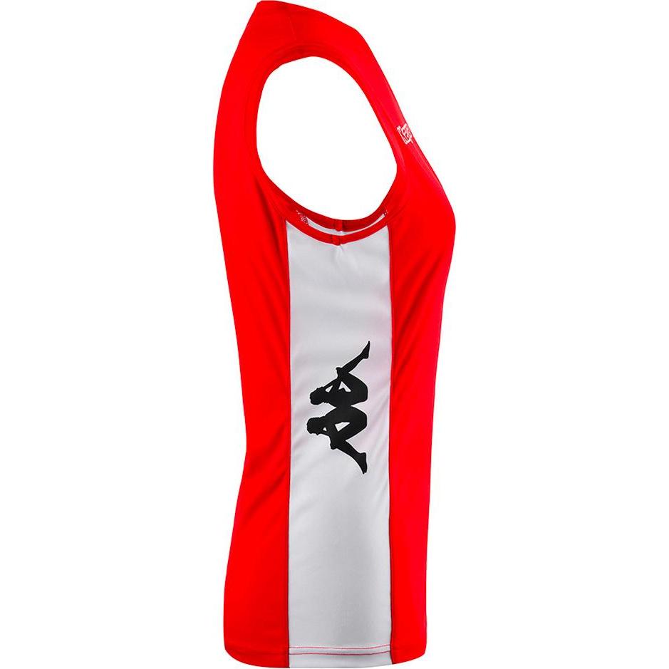 Thumbnail - Kappa, Damen, Sportshirt, Amila Training Shirt Damen (10), Rot, 10