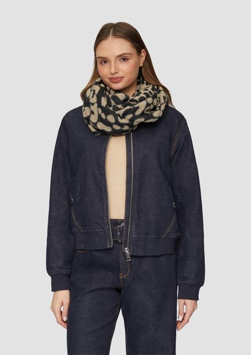 Produktbild S.Oliver Snood Loop-Schal mit Leo-Muster