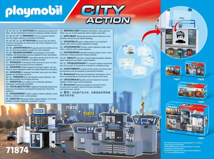 Produktbild Playmobil Polizeiwache mit Fahndungsraum (71874, Playmobil Action Heroes)