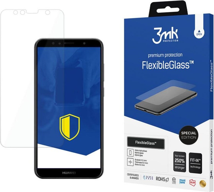 Produktbild 3MK FlexibleGlass Huawei Y6 2018 Szkło Hybrydowe (1 Stück, Huawei Y6 (2018))