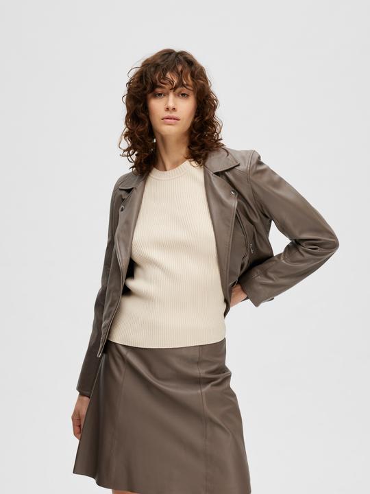 Image du produit Selected Veste en cuir d'agneau (36)