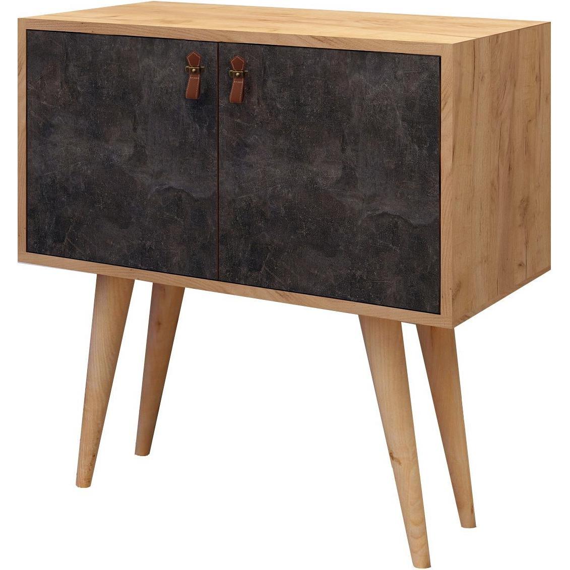 Homitis, Kommode + Sideboard, Antonia (80 x 18 x 80 cm)