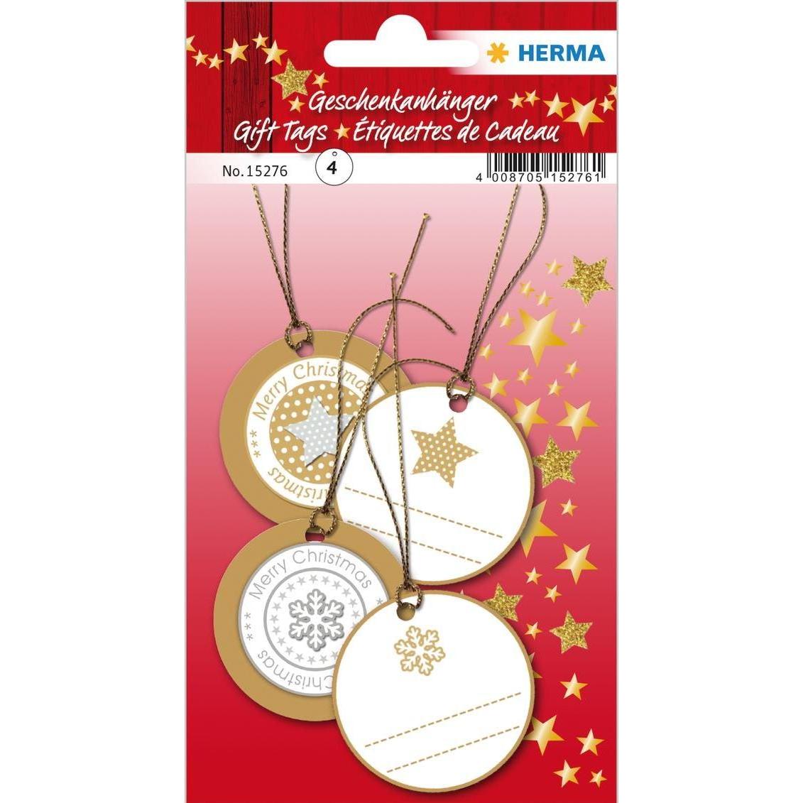 Herma, Geschenkverpackung, Weihnachten (Geschenkverzierung, 4 x)