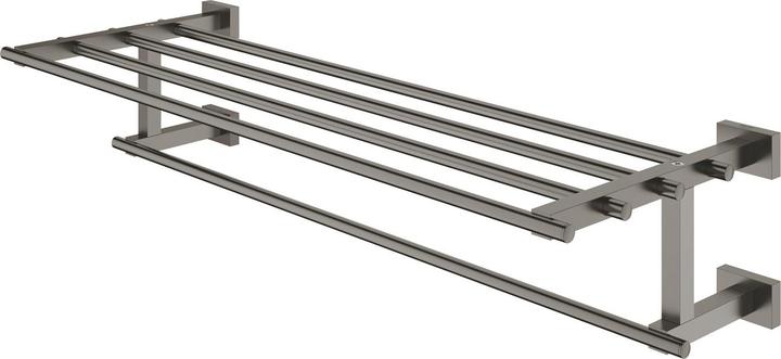 Actual product image Grohe Multi towel rail Essential Cube hard graphite brushed 40512AL1
