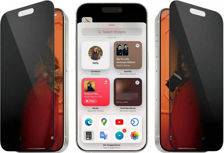 Productafbeelding PanzerGlass Privacy Screen Protector iPhone 2023 6.1" Pro Ultra-Wide Fit (1 Pcs., Apple iPhone 15 Pro)