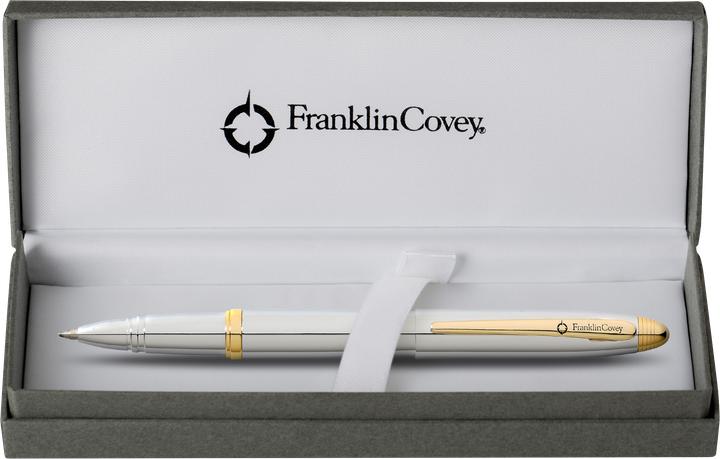Produktbild Franklin Covey Tintenroller Lexington chrom (Chrom, Goldplattiert, Silver, 1x)