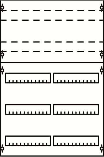 Actual product image Striebel & John STR 2V1K-150 Distribution panel BH1 2-panel 150mm