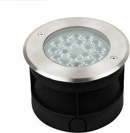 Actual product image Milight 9W Wireless LED Ground Recessed Luminaire RGB+KW/WW 24V (600 lm, IP68)