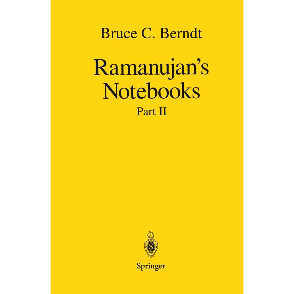 Ramanujan's Notebooks, Fachbücher von Bruce C. Berndt