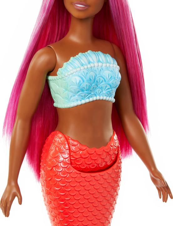 Actual product image Barbie Mermaid doll coral tail