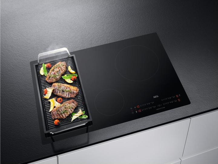 Produktbild AEG IKB84443IB Schwarz Einbau-Induktionskochfeld 77 cm 4 Herd(e)