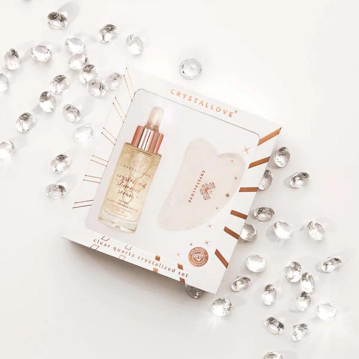 Actual product image Crystallove Crystalized Clear Quartz Set (30 ml)
