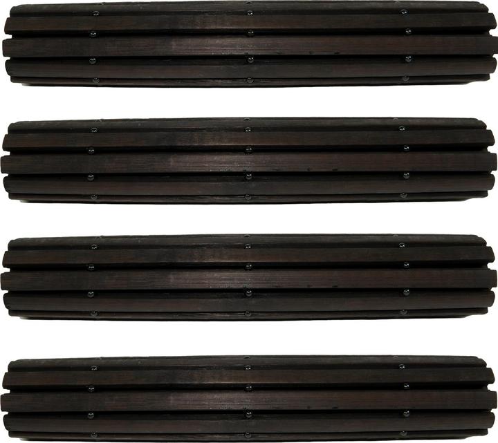 Image du produit Swiss Natura Set de table 4 pièces en bambou, noir, 30 x 45 cm