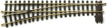 LGB Handweiche, links, R5, 15° (Spur G)