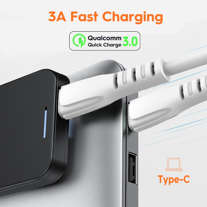 Produktbild Deltalabs USB Typ C – USB Typ C, 60W (1 m, USB 3.0)