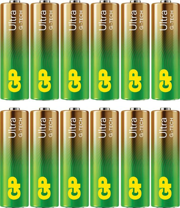 Produktbild GP Batteries Gp Ultra Alkaline Aa/Lr6 (12 Stk., AA)