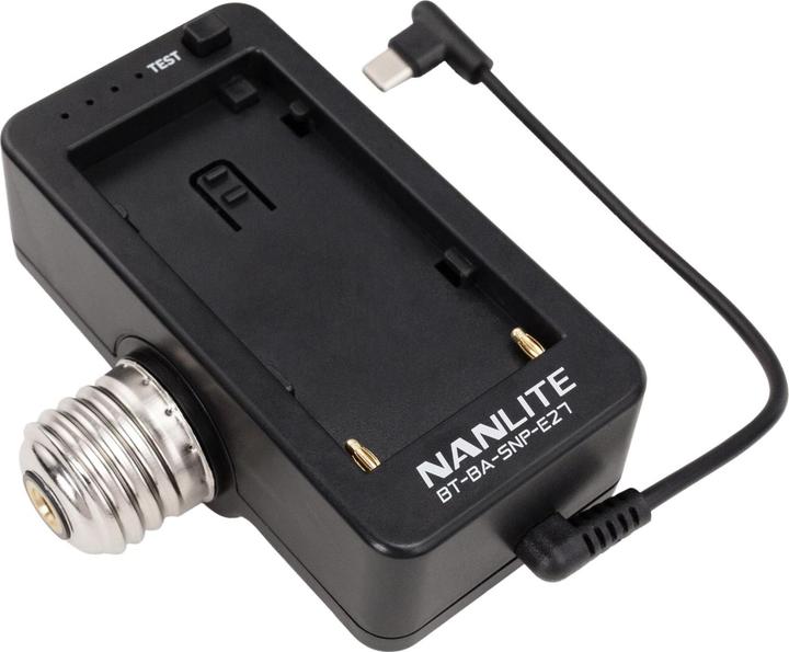 Image du produit Nanlite Adaptateur de batterie NP-F avec filetage E27 (Poignée d'alimentation, Poignée)