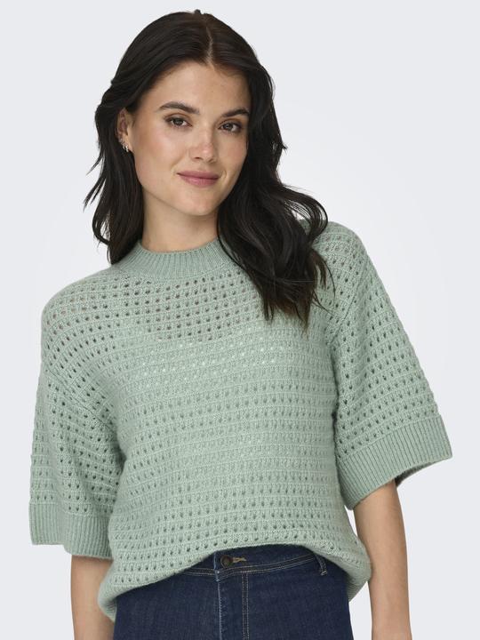 Produktbild JdY Knit Fit Rundhals Gerippte Ärmelbündchen Tief angesetzte Schulter Pullover Strickpullover (XS)