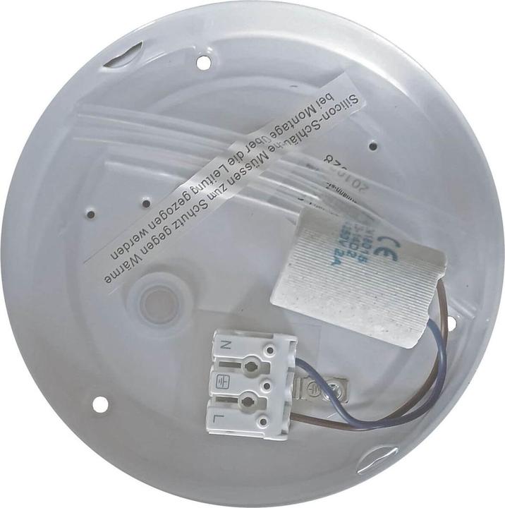 Actual product image Niermann Stand By Niermann E14 ceiling light opal matt glass, matt brass, 25cm, Made in Germany