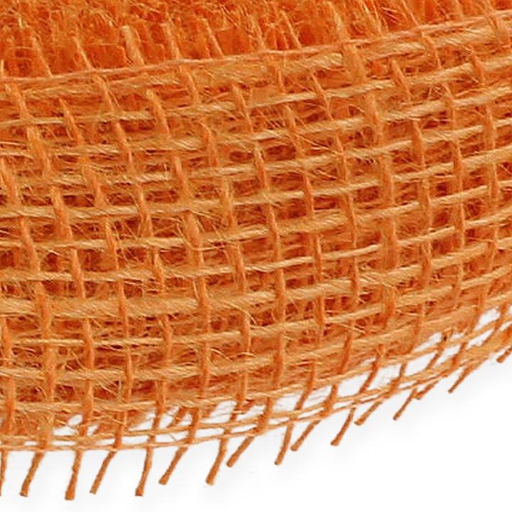 Actual product image Vosteen Band Jute, B50mm, L40m, terracotta
