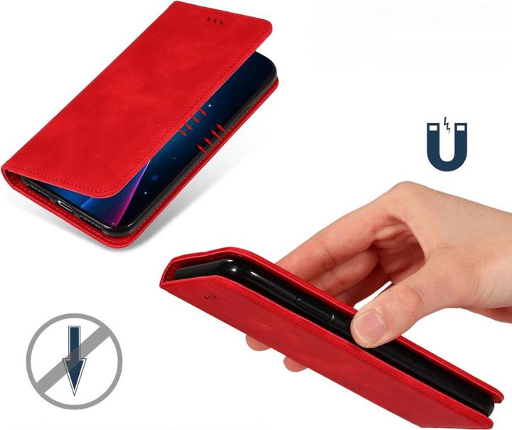 Image du produit Cover-Discount iPhone 11 Pro Max - Étui à rabat business rouge (Apple iPhone 11 Pro Max)