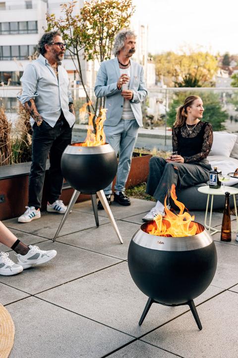 Actual product image Höfats MOON 45 fire bowl with low base (45 cm)