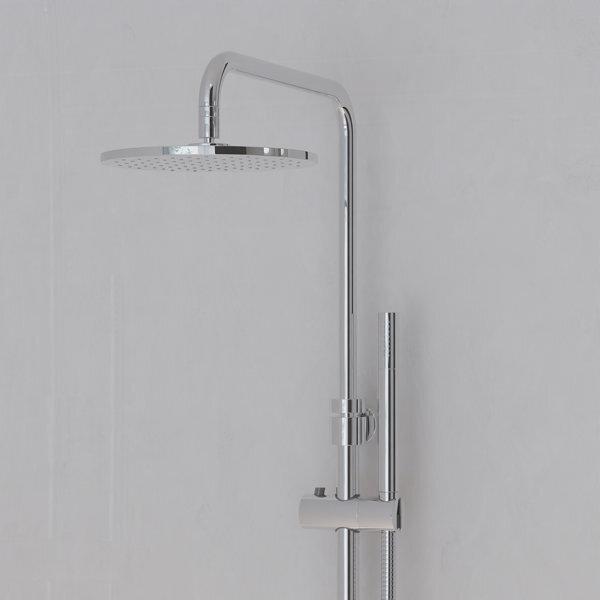 Actual product image Steinberg Compleet met thermostaatkraan, met regendouche en handdouche, draaibare en in hoogte verstelbare reg