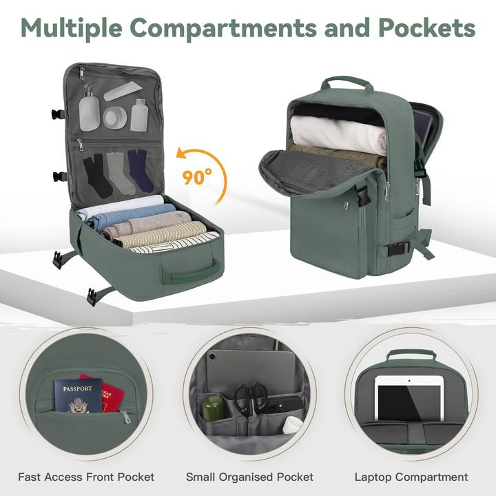 Produktbild Only-Bags.Store Handgepäck Flugzeug Reiserucksack, Handgepäck Rucksack (40 l)