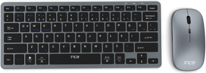 Actual product image Inca Keyboard IBK-572BT Blood. 2.4G Smart Grey (DE, Wireless)