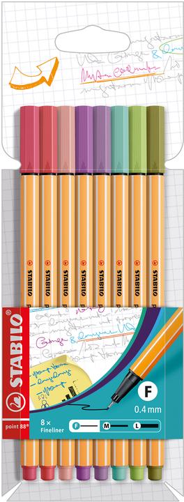 Produktbild STABILO Point 88 (Sortiert, 8 x)