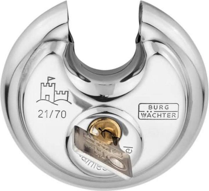 Actual product image Burg Wächter Circle 21, 70 mm stainless steel