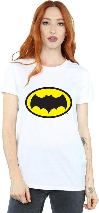 Immagine prodotto Maglietta boyfriend in cotone con logo della serie TV di Batman (XL)