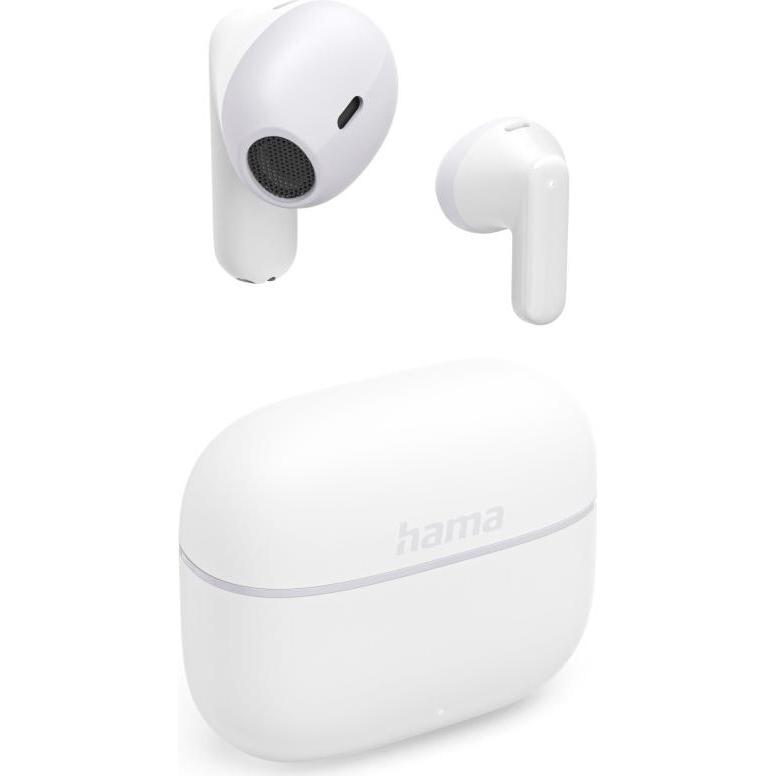 Hama Bluetooth-Kopfhörer Freedom Light II, TWS Earbuds, Mikrofon, Weiss (Senza fili), Cuffie, Bianco