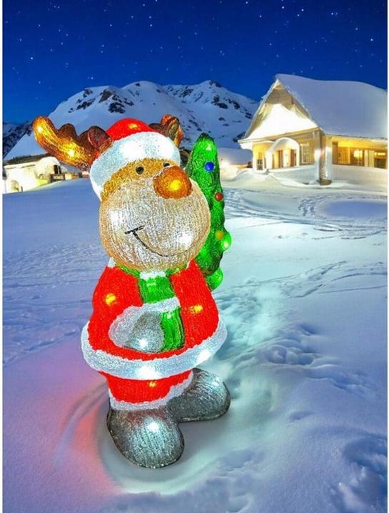 Immagine prodotto Dameco LED Outdoor Acryl Rentier 16 cm x 18